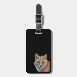 印象的な狐 ラゲッジタグ