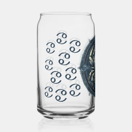 印象的な癌のシンボルのアートワーク ガラス缶