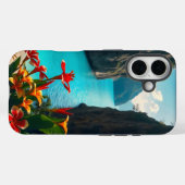 印象的な石灰岩の間に囲まれた人里離れたラグーン Case-Mate iPhoneケース (裏面 (横))