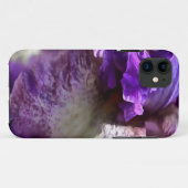 印象的な紫、紫とメイヴアイリスの抽象芸術 Case-Mate iPhoneケース (裏面(横))