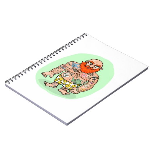 印象的な紳士 ノートブック (左側)