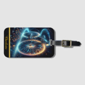 印象的な自転車、複雑に設計 ラゲッジタグ (正面横)