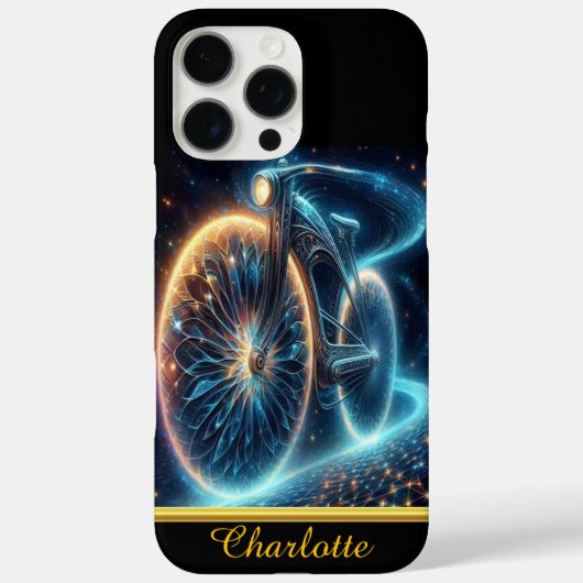 印象的な自転車、複雑に設計 Case-Mate iPhoneケース (裏面)