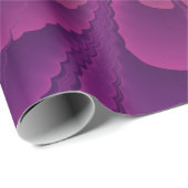 印象的な花カラフル抽象芸術フラクタル芸術 ラッピングペーパー (ロールコーナー)