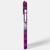 印象的な花 鮮やかな抽象的フラクタルアート ピンク Case-Mate iPhoneケース (裏面 / 左)