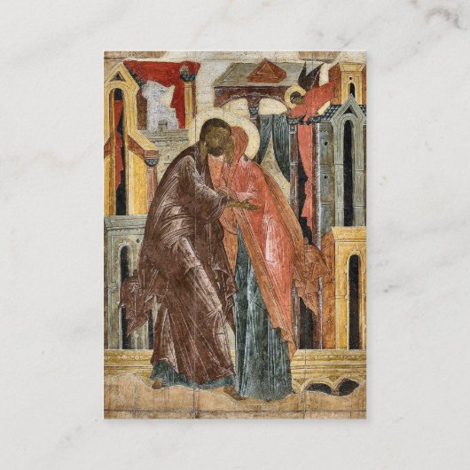 印象的な装飾金フレームの結婚式の祈りカード プレイスカード (裏面)