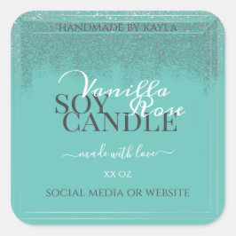 印象的な製品包装ラベルティール（緑がかった色）及び銀 スクエアシール