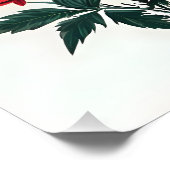 印象的な赤いケシ フォトプリント            (角)