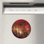 印象的な赤い花火 マグネット (インサイチュ (食洗機))