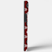 印象的な赤と黒の幾何学的デザイン Case-Mate iPhoneケース (裏面 / 右)