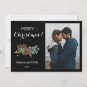 印象的な黒いクリスマスの写真 (正面)