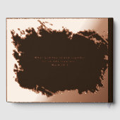 印象的な ゲストブック フォト アルバム ロマンチック ムーディー (裏面)