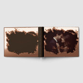 印象的な ゲストブック フォト アルバム ロマンチック ムーディー (全面)