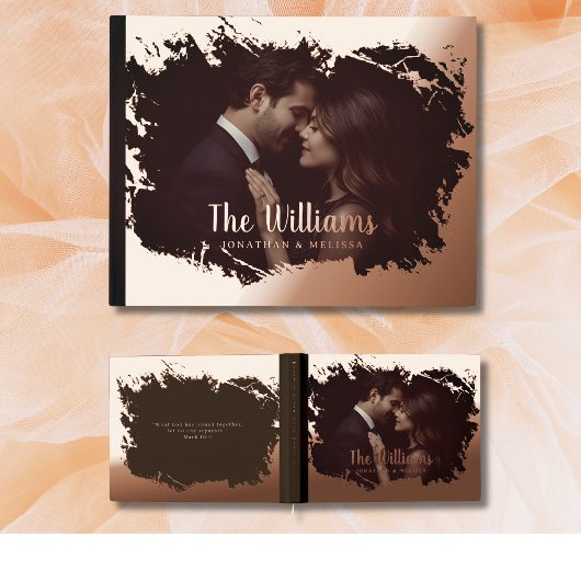 印象的な ゲストブック フォト アルバム ロマンチック ムーディー