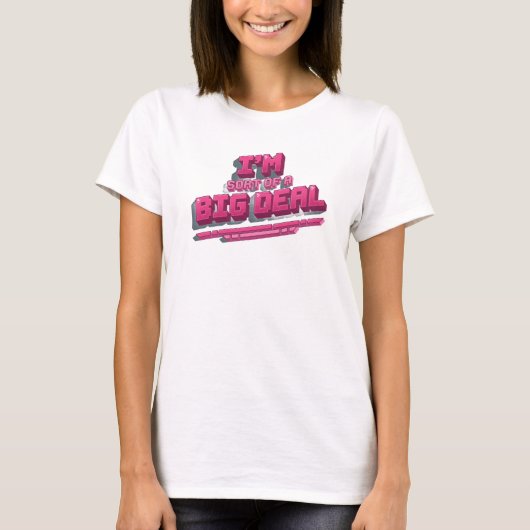 印象的なSORT OF A BIG DEAL アート表現 Tシャツ (正面)