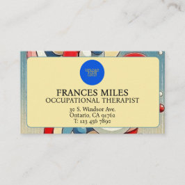 印象的パーソナライズされたな芸術的組成 予約カード