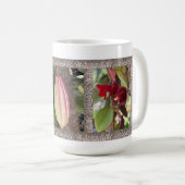 印象的感動的な植物を持つコーヒーマグ コーヒーマグカップ (正面右)