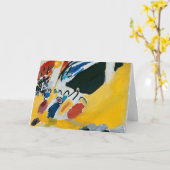 印象Ⅲ（コンサート） by ワシリー・カンディンスキー カード (黄色い花)