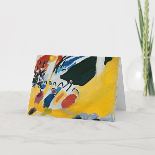 印象Ⅲ（コンサート） by ワシリー・カンディンスキー カード (正面)