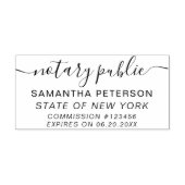 印鑑白黒公証人州タイポグラフィ セルフインキングスタンプ (デザイン)