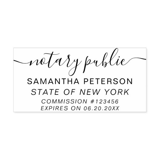 印鑑白黒公証人州タイポグラフィ セルフインキングスタンプ (デザイン)