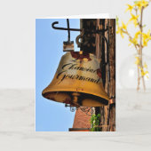 印15の挨拶状 カード (黄色い花)