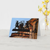 印2の挨拶状 カード (黄色い花)