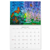印2017のカレンダーによる芸術 カレンダー (3月 2027)