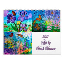 印2017のカレンダーによる芸術