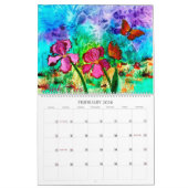 印2017のカレンダーによる芸術 カレンダー (2月 2026)