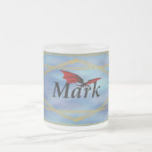 印 フロストグラスマグカップ (中央)