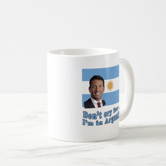 印Sanfordは私がアルゼンチンにいる私のために叫びません コーヒーマグカップ (正面右)