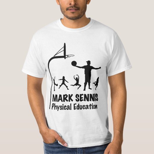 印Sennis -体育 Tシャツ (正面)