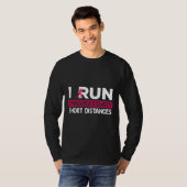 危おもしろい険に走近距離ランナーF Tシャツ (正面フル)
