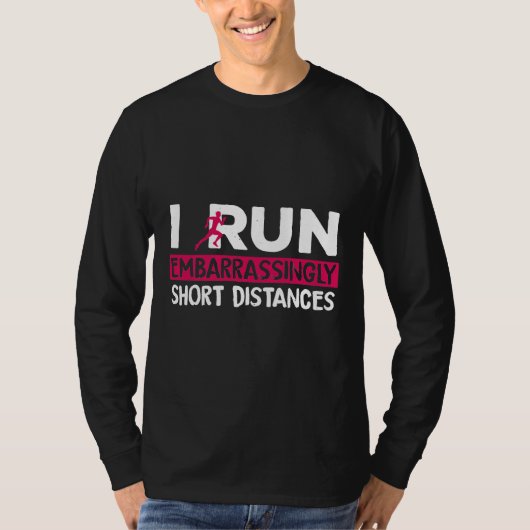 危おもしろい険に走近距離ランナーF Tシャツ (正面)