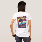 「危ない事にしよう」という言葉は書bにある tシャツ (裏面フル)