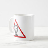 危ない思考 コーヒーマグカップ (正面左)
