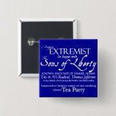 危ない極端家: 18世紀なスタイルポスター 缶バッジ (正面&裏面)