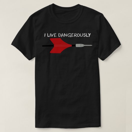 危ない生活をしている Tシャツ (デザイン正面)