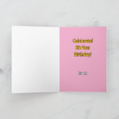 危ない祝よ誕生日だ カード (内部)