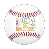 危ない野球をやろう 野球ボール (裏面)