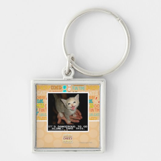 危ない キーホルダー (正面)