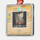 危ない メタルオーナメント (左)