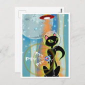 危ない!KITTENトリスタン・ベルルンドによるレイガン ポストカード (正面/裏面)