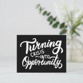 危機からチャンスへの転換 ポストカード (スタンド正面)