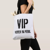 危機にあるVIP有権者 トートバッグ (クローズアップ)