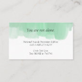 危機の助けカード 名刺 (裏面)