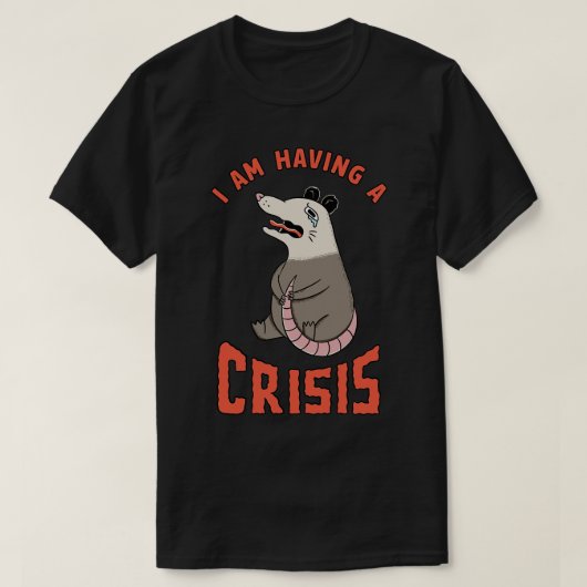 危機を抱えている可能性 Tシャツ (デザイン正面)
