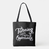 危機を機会に トートバッグ (裏面)