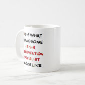 危機介入専門家素晴らし、 コーヒーマグカップ (正面左)